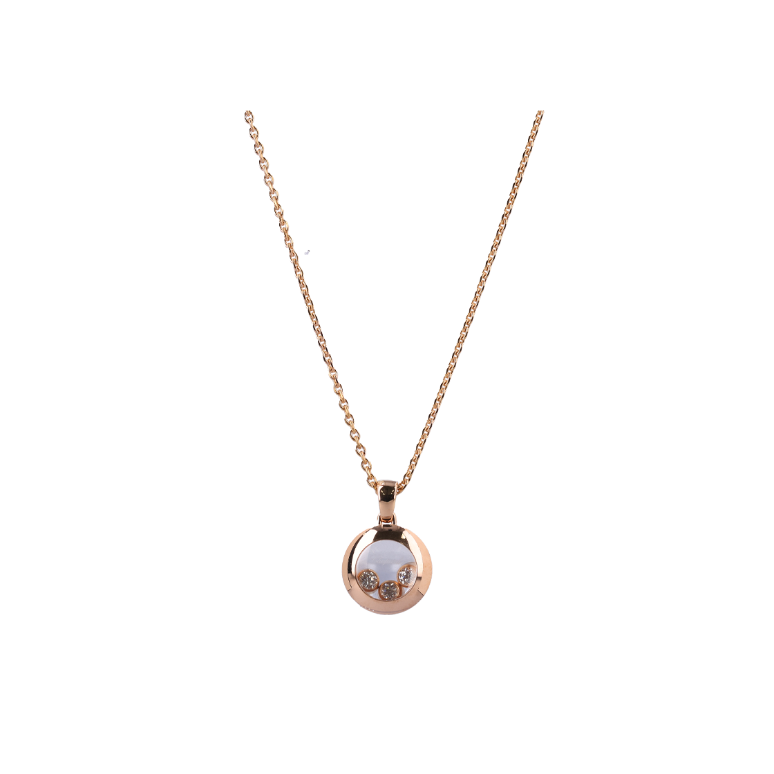 쇼파드 799562 해피 펜던트 18K 로즈 골드 다이아몬드