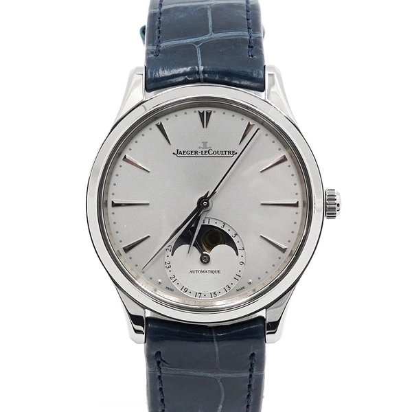 Jaeger lecoultre(예거르쿨트르) Q1258420 마스터 울트라씬 문페이즈 34MM 오토매틱 가죽밴드 여성 시계aa58275