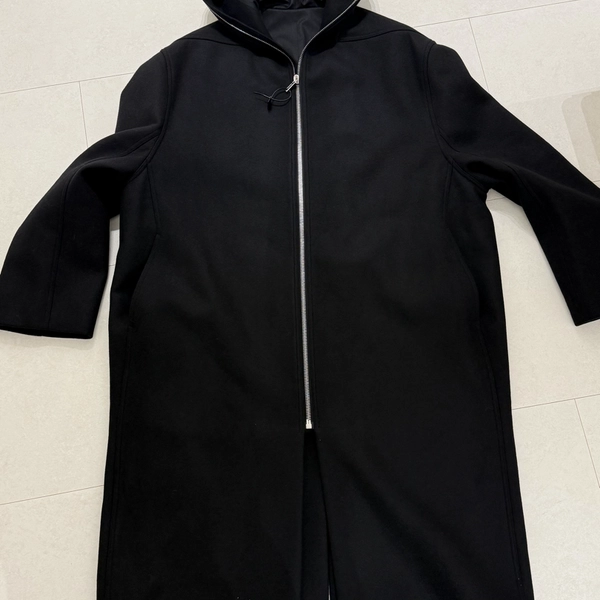 릭 오웬스 버진 울 블랙 콘코르디아 맥 코트 FW25 48