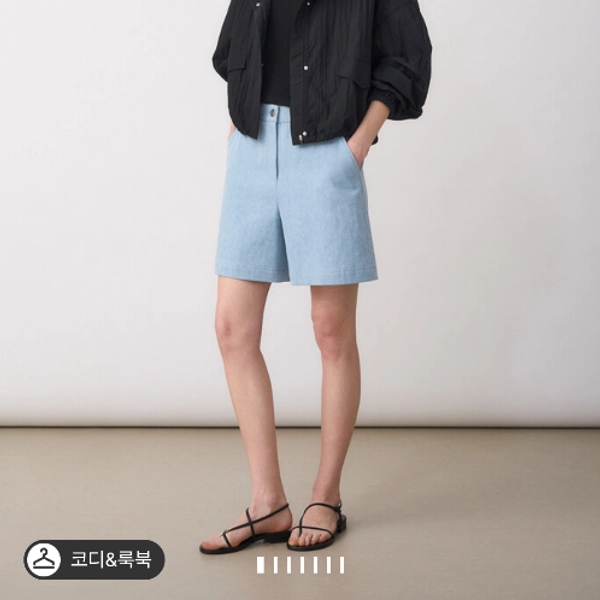 더캐시미어 컨버터블 후드 드로우스트링 바람막이 점퍼 55